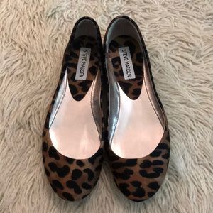Steve Madden leopard ballet flats